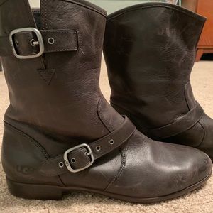 UGG Leather Boots Size 10